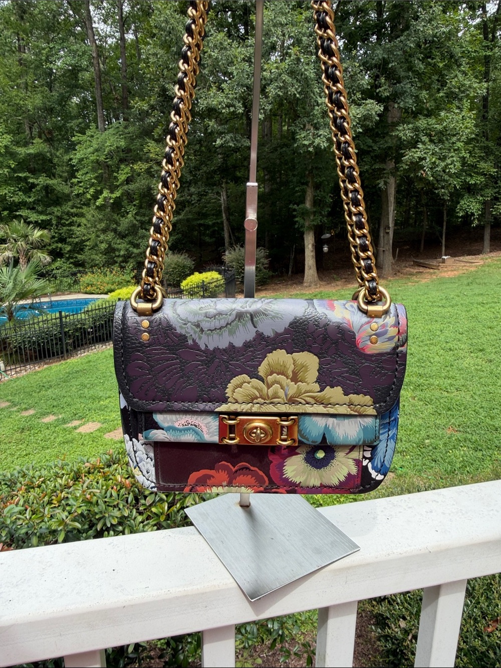 Coach Vintage Troupe Crossbody Kaffe Fassett Collaboration Bag RARE; added TAG - Picture 6 of 17